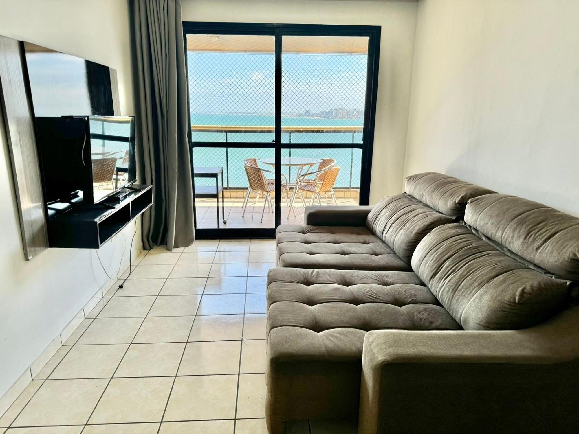 Do Morro - Apt. Canto Nobre, Frente Total O Mar, 4 Quartos 1 Vaga De Garagem, 2 Banheiros * Guarapari